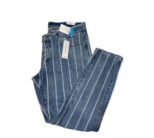 Rue 21 High Waisted Striped Jeans